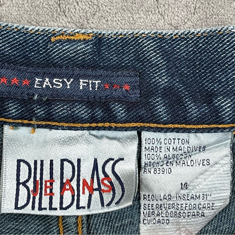 Bill Blass High Rise Blue Jeans - Picture 4 of 11